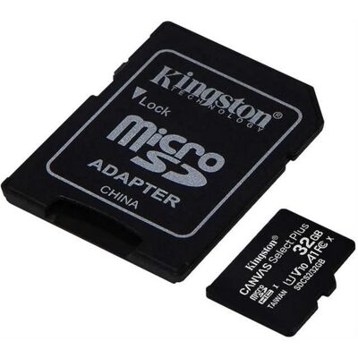 Kingston Canvas Select Plus 32 Go carte microSD - Publicité Kingston Canvas Select Plus 32 Go carte microSD - Publicité