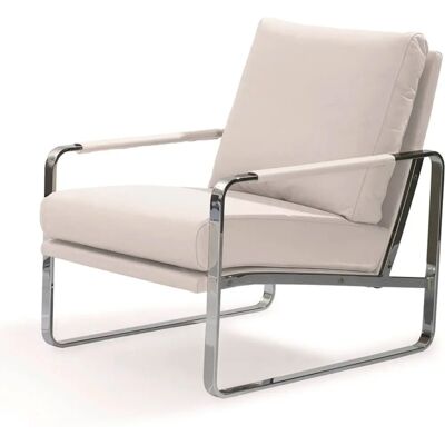 Fauteuil Blanc Moderne Angel Cerdá - Fauteuil - Publicité Fauteuil Blanc Moderne Angel Cerdá - Fauteuil - Publicité