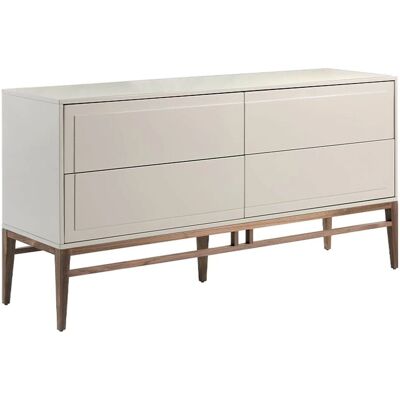Angel Cerda Credenza in wood Niebla - Credenza in gray wood legs - Credenza with four drawers Angel Cerda Credenza in wood Niebla - Credenza in gray wood legs - Credenza with four drawers