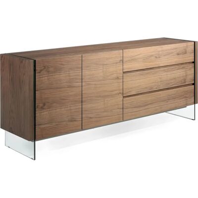 Buffet Noyer ANGEL CERDÁ S.L. - Design moderne - 188x45x75cm - Publicité Buffet Noyer ANGEL CERDÁ S.L. - Design moderne - 188x45x75cm - Publicité