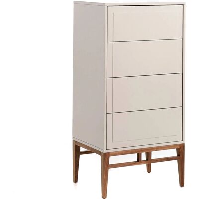 Angel Cerdá Gray Walnut Modern Chest of Drawers - Chest of Drawers Angel Cerdá Gray Walnut Modern Chest of Drawers - Chest of Drawers