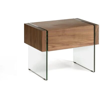 Szafka nocna orzechowa Angel Cerdá - Nowoczesny Design - Szafka Szafka nocna orzechowa Angel Cerdá - Nowoczesny Design - Szafka