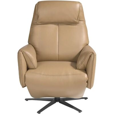 Fauteuil Pivotant en Cuir Moderne Angel Cerdá avec Mécanismes Relax - Publicité Fauteuil Pivotant en Cuir Moderne Angel Cerdá avec Mécanismes Relax - Publicité