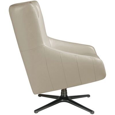 Fauteuil Pivotant en Cuir avec Coussin Amovible - Design Moderne - Publicité Fauteuil Pivotant en Cuir avec Coussin Amovible - Design Moderne - Publicité