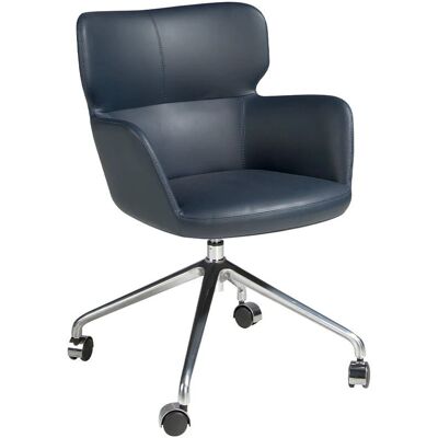 Silla de Oficina Giratoria Azul 4110C - Silla de Oficina Silla de Oficina Giratoria Azul 4110C - Silla de Oficina