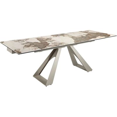 Angel Cerdá Champagne Extending Rectangular Dining Table Angel Cerdá Champagne Extending Rectangular Dining Table