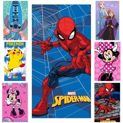 DONATELLA Bademantel Spiderman Blau - Strandtuch DONATELLA Bademantel Spiderman Blau - Strandtuch