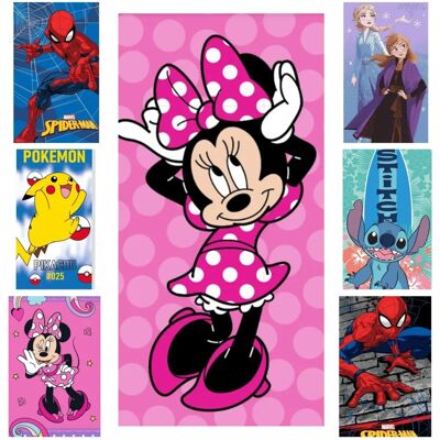 DONATELLA Minnie Różowy Ręcznik Plażowy - Ręcznik plażowy DONATELLA Minnie Różowy Ręcznik Plażowy - Ręcznik plażowy