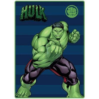 Couverture Hulk Marvel - 100x140cm - Bleu Vert - Publicité Couverture Hulk Marvel - 100x140cm - Bleu Vert - Publicité