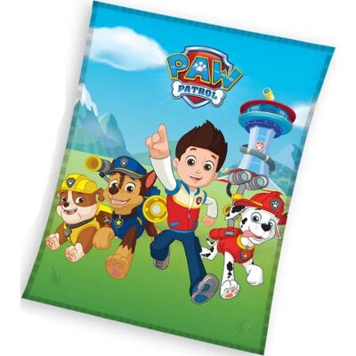 Couverture Paw Patrol The Dogs Funday 100 x 140 cm - Couverture - Publicité Couverture Paw Patrol The Dogs Funday 100 x 140 cm - Couverture - Publicité