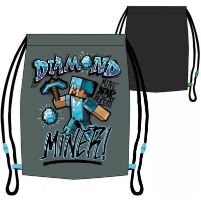 Minecraft Treenilaukku - Gym bag 40x35cm Minecraft Treenilaukku - Gym bag 40x35cm