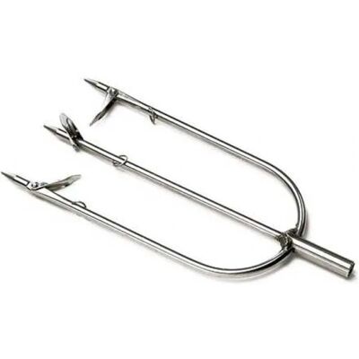 Tridente Spetton - 7 mm Acciaio inossidabile con 3 punte e alette Tridente Spetton - 7 mm Acciaio inossidabile con 3 punte e alette