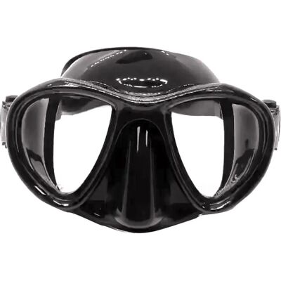 Máscara de Mergulho Spetton Syncro - Lente doble asimétrica - Volumen reducido - Silicona negra - Marco ABS Máscara de Mergulho Spetton Syncro - Lente doble asimétrica - Volumen reducido - Silicona negra - Marco ABS