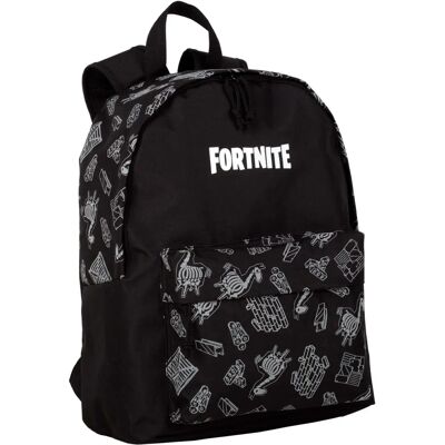 Sac d'école Noir Fortnite - Reflectif - 41x31x13.5cm Sac d'école Noir Fortnite - Reflectif - 41x31x13.5cm