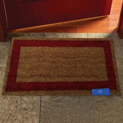 Zerbino COMERCIAL CANDELA - 45x80 cm, Rosso, Fibra di Cocco, Base Antiscivolo Zerbino COMERCIAL CANDELA - 45x80 cm, Rosso, Fibra di Cocco, Base Antiscivolo
