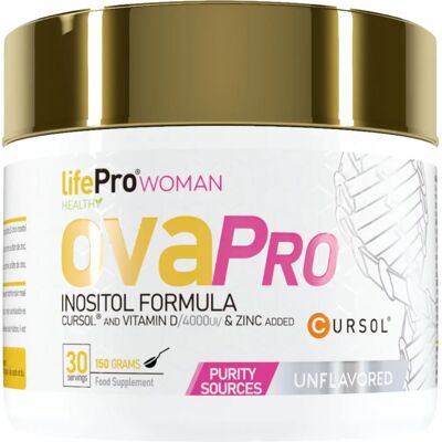 Life Pro Nutrition Ovapro Myo Inositol 150g - Suplemento para el SOP Life Pro Nutrition Ovapro Myo Inositol 150g - Suplemento para el SOP