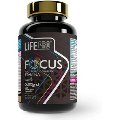 LIFE PRO NUTRITION Life Pro Focus Nootropic Complex - Complexo nootrópico LIFE PRO NUTRITION Life Pro Focus Nootropic Complex - Complexo nootrópico