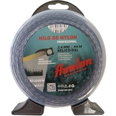 Fil nylon Avalon Tools - 2,4mm x 44m - Résistance Élevée - Publicité Fil nylon Avalon Tools - 2,4mm x 44m - Résistance Élevée - Publicité