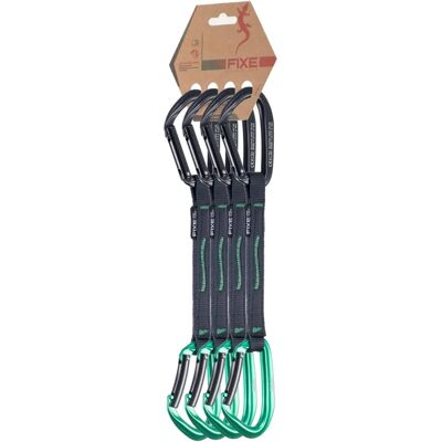 Pack de 4 cintas exprés Fixe - 18 cm - Escalada en pared Pack de 4 cintas exprés Fixe - 18 cm - Escalada en pared