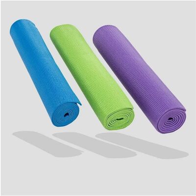 Fittness Deluxe yogamatta - PVC 173x61x0.7 cm - Lila Fittness Deluxe yogamatta - PVC 173x61x0.7 cm - Lila