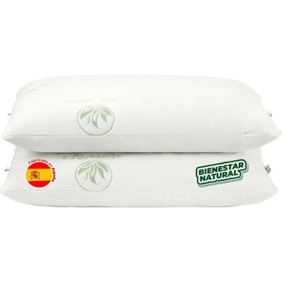 Aznar Almohada de Espuma de Memoria - Aloe Vera - Soporte Ergonómico - 70-90cm Aznar Almohada de Espuma de Memoria - Aloe Vera - Soporte Ergonómico - 70-90cm