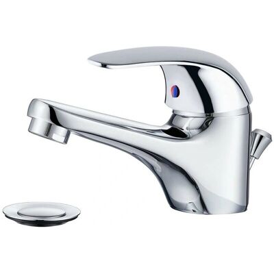 Mediawave Store - Mezclador de lavabo en acero inoxidable 90043-5 Mediawave Store - Mezclador de lavabo en acero inoxidable 90043-5