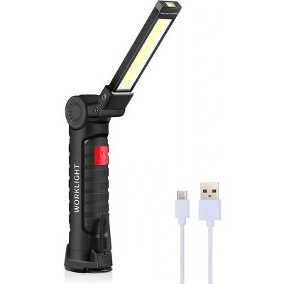 MEDIAWAVE STORE - Mini lampe torche rechargeable LED COB - Lumière d’urgence pour le travail - Publicité MEDIAWAVE STORE - Mini lampe torche rechargeable LED COB - Lumière d’urgence pour le travail - Publicité