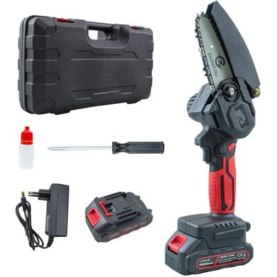 Mediawave Store Modelo LS-004 Mini motosierra inalámbrica 21V portátil Mediawave Store Modelo LS-004 Mini motosierra inalámbrica 21V portátil