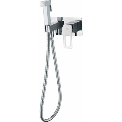 IMEX PRODUCTS Grifo de bidé gris monobloc - Mezclador bidé IMEX PRODUCTS Grifo de bidé gris monobloc - Mezclador bidé