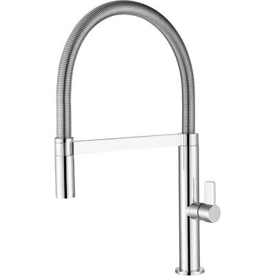 Grifo de Cocina Imex Laos - Caño Alto, Cromado, Mangueras Flexibles Grifo de Cocina Imex Laos - Caño Alto, Cromado, Mangueras Flexibles