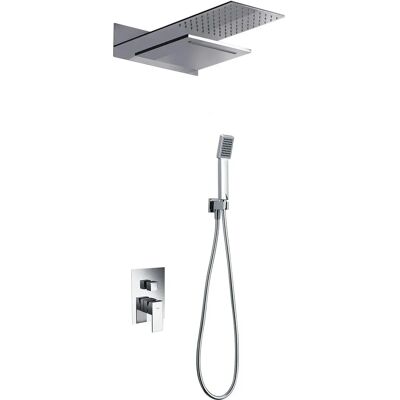 Imex Rodi Duschsäule - Grau, 48x33,5cm, Thermostat, Modernes Design Imex Rodi Duschsäule - Grau, 48x33,5cm, Thermostat, Modernes Design