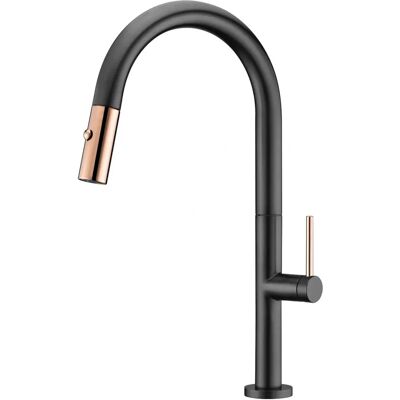 Rubinetto Cucina Samoa Oro Rosa e Nero Imex Rubinetto Cucina Samoa Oro Rosa e Nero Imex