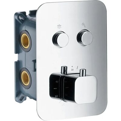 Imex - Miscelatore Doccia Termostatico Incasso 2 Vie Imex - Miscelatore Doccia Termostatico Incasso 2 Vie