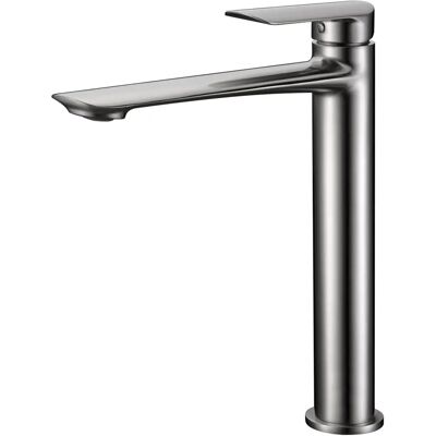 Miscelatore alto Ural di Imex - Rubinetto bagno nichel spazzolato Miscelatore alto Ural di Imex - Rubinetto bagno nichel spazzolato
