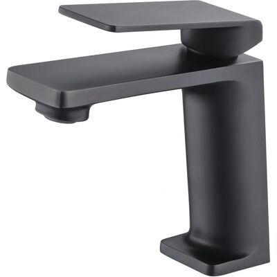 Miscelatore monocomando Fiyi nero opaco di Imex - Lavabo Miscelatore monocomando Fiyi nero opaco di Imex - Lavabo