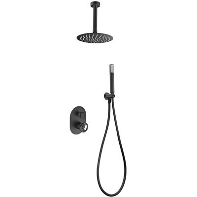 Set colonna doccia Vesubio nero opaco - Design moderno Set colonna doccia Vesubio nero opaco - Design moderno