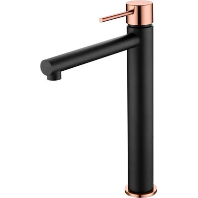 Imex Hochbögen Waschbeckenarmatur - Schwarz und Roségold - Langlebig und Elegant Imex Hochbögen Waschbeckenarmatur - Schwarz und Roségold - Langlebig und Elegant