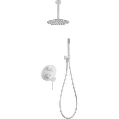 Imex Thalos Stick Weiß Matt Moderne Duschsäule Imex Thalos Stick Weiß Matt Moderne Duschsäule