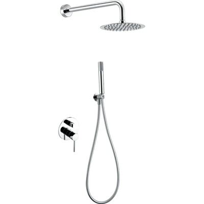 Imex - Moderne Graue 25cm Duschsäule mit Anti-Kalk-Membran - Duschtyp Imex - Moderne Graue 25cm Duschsäule mit Anti-Kalk-Membran - Duschtyp