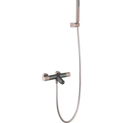 Imex Thermostatischer Bad- und Duscharmatur - Champagner & Grau Matt Imex Thermostatischer Bad- und Duscharmatur - Champagner & Grau Matt