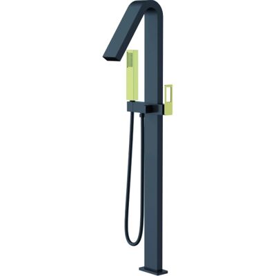 Rubinetto vasca nero opaco oro - Modello Suecia - Imex Rubinetto vasca nero opaco oro - Modello Suecia - Imex
