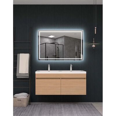 Espejo de baño Ledimex - Cuadrado con luces LED - 90x80cm Espejo de baño Ledimex - Cuadrado con luces LED - 90x80cm