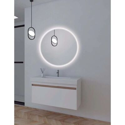Ledimex - Espejo baño LED redondo 90cm - Alta reproducción cromática Ledimex - Espejo baño LED redondo 90cm - Alta reproducción cromática