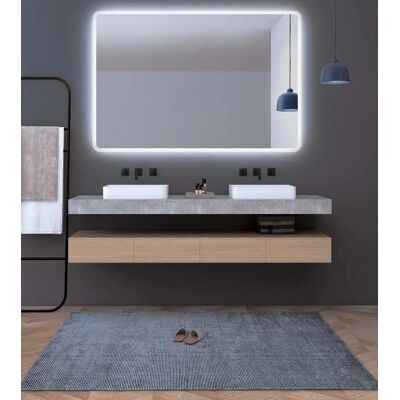 Espejo de baño Ledimex Praga - Rectangular con Sensor Antivaho Espejo de baño Ledimex Praga - Rectangular con Sensor Antivaho