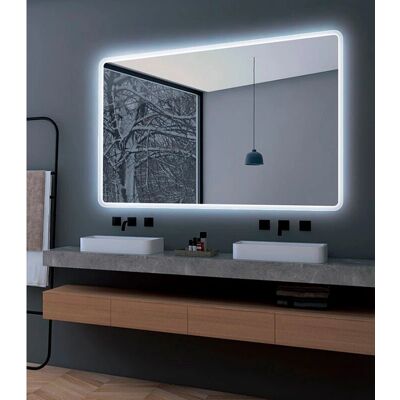 Espejo de baño Praga Ledimex con sensor - IP44 - 100x80cm Espejo de baño Praga Ledimex con sensor - IP44 - 100x80cm