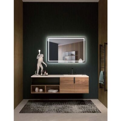 Espejo de baño LED cuadrado Ledimex - Modelo Francia - 90x80cm Espejo de baño LED cuadrado Ledimex - Modelo Francia - 90x80cm