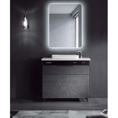Espejo de pared Ledimex Dinamarca con retroiluminación LED - 60x80cm Espejo de pared Ledimex Dinamarca con retroiluminación LED - 60x80cm