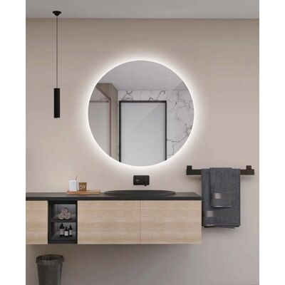 Espejo de baño LED redondo Ledimex - Sensor antivaho - 90cm Espejo de baño LED redondo Ledimex - Sensor antivaho - 90cm