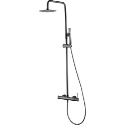 Columna de ducha Imex - Gun Metal Negro - Serie Monza Columna de ducha Imex - Gun Metal Negro - Serie Monza