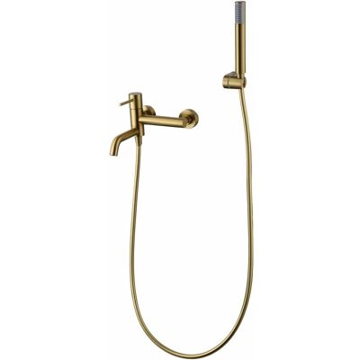 Kit de banheira e duche Imex Monza Ouro escovado Kit de banheira e duche Imex Monza Ouro escovado